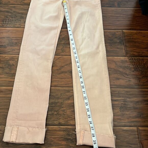 Hudson Tally Deep Cuff Crop Skinny Jeans Feminine Contemporary Casual Coastal - Picture 9 of 15